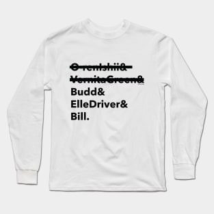 Kill Bill Ampersand Crossout Long Sleeve T-Shirt